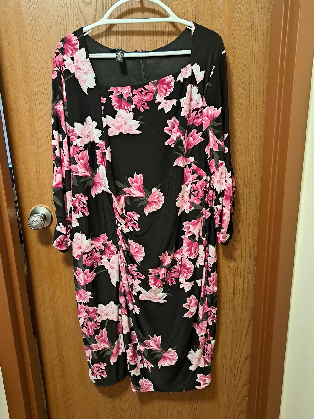 INC International Concepts Black Women's Dress Label Close-Up